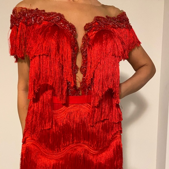 Teuta Matoshi Red Dress - Picture 11 of 16